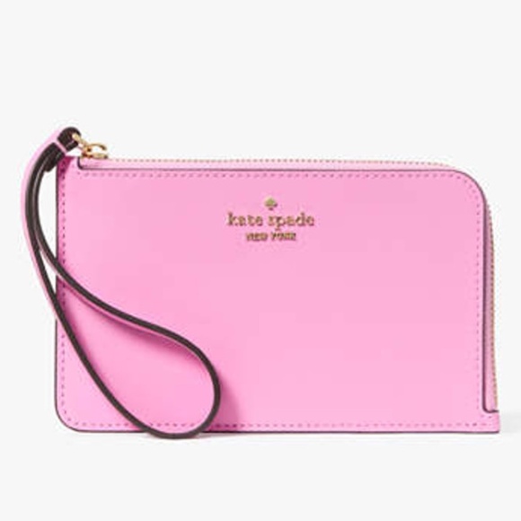 kate spade Handbags - kate spade Bag LUCY Wristlet Pink Saffiano Leather
